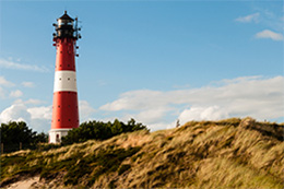 Der Hönumer Leuchtturm